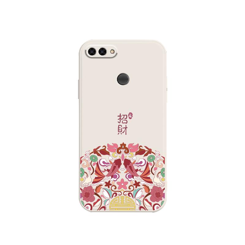 适用中国风oppoA32手机壳女生oppo a35软壳直边液态硅胶a32的外壳镜头全包a35套防摔oppa机opa女a23潮pefm00