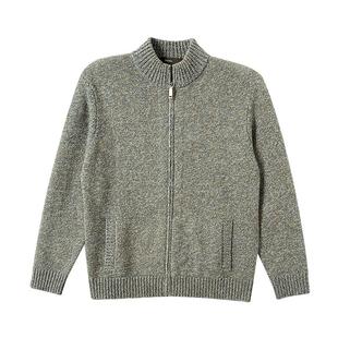 【不易起球】乔顿100%羊毛衫25年秋冬新款拉链立领毛衣男士开衫