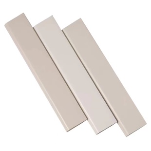 浔溪木业实木t踢脚线浅滩银珠春雨温润珠光斯托白baby白