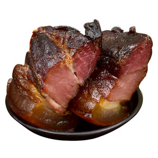 贵州特产 农家自制土猪肉柏枝柴火烟熏腊肉后退腊肉铜仁小吃500g