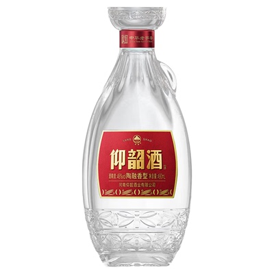 仰韶彩陶坊仰韶光瓶河南白酒陶融型光瓶纯粮固态酿造46度480ml