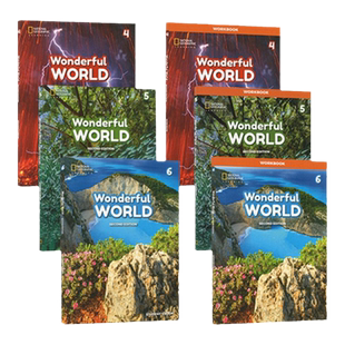全英教辅美国国家地理 Our Wonderful World 我们的奇妙世界 56年级 小学高年级套装 4册 送音频视频
