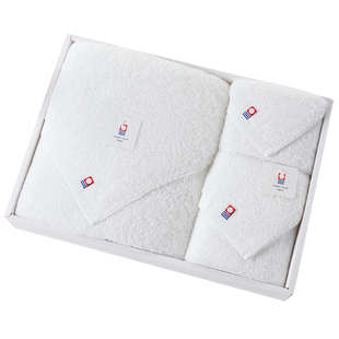 hayashi 日本今治浴巾2025新款男款女家用纯棉吸水全棉毛巾三件套