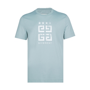 Givenchy/纪梵希男字母logo全棉短袖T恤男士2025春夏新款XY推广