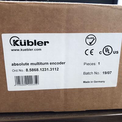 议价KUBLER德国库伯勒编码器8.5868.1231.3112  8.5820.75DE.1000