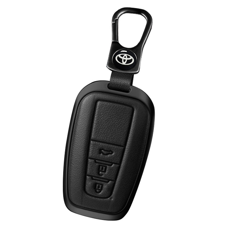 专用于丰田卡罗拉钥匙套凯美瑞雷凌RAV4亚洲龙奕泽CHR汉兰达包扣
