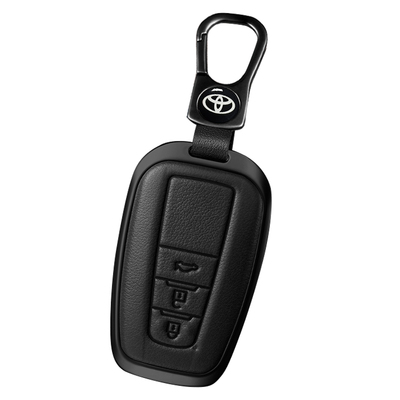 丰田车商务简约真皮合金钥匙套包