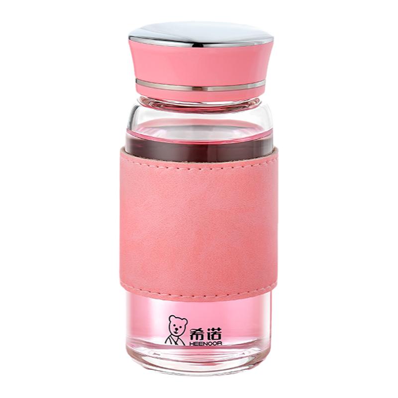 希诺便携小巧单层加厚玻璃杯