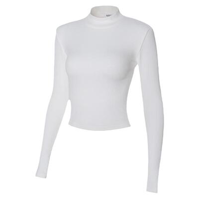 阳离子发热保暖修身T恤