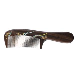 谭木匠礼盒自在锦鲤天然木梳便携按摩头皮护发礼物女士专用长发梳