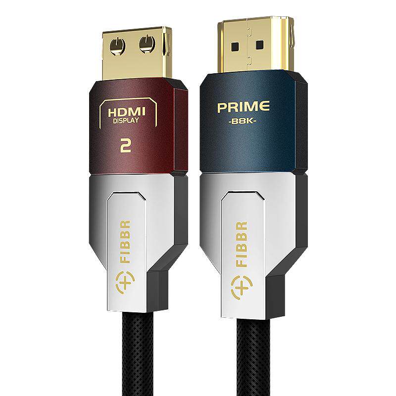 FIBBR/菲伯尔HDMI2.1光纤线铠装8K预埋连接线电脑电视投影高清线