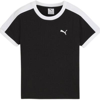 滔搏puma彪马女子经典T7修身休闲短袖T恤运动上衣63587601