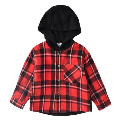 皇室童缘男童加绒连帽衬衫