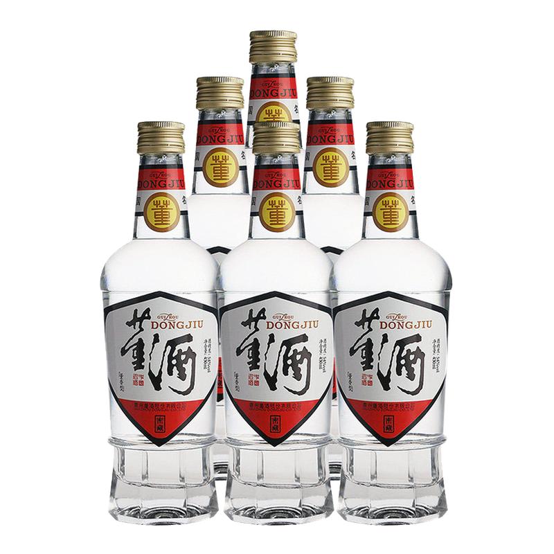 董酒白标54度430ml*6瓶整箱白酒