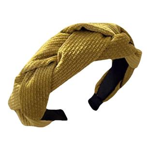 网红高颅顶头箍女洗脸麻花辫发箍女款秋冬适合短发气质发卡高级感