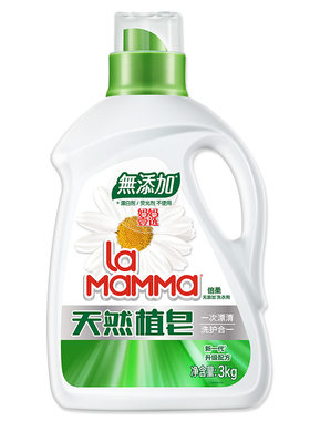 妈妈壹选天然植皂洗衣液持久留香