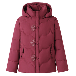 中老年人冬季女棉衣加绒加厚妈妈羽绒棉服保暖奶奶棉袄老太太衣服