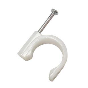 特种钢钉PPR水管卡子固定器圆形边卡PVC线卡U型塑料卡扣3分4分6分