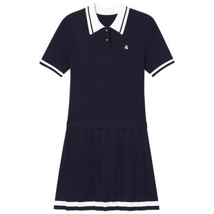 SALT.P可颜polo领短袖针织连衣裙女夏季学院风AC35206360