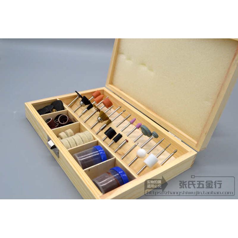 100件电磨吊磨配件套装 切割片 金刚砂磨针 抛光轮 砂布轮