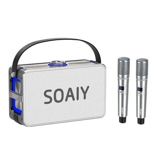 【网红旗舰k霸一体机】索爱麦克风话筒户外音响无线蓝牙家庭KTV