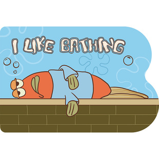 海绵宝宝浴室地垫2026新款吸水防滑硅藻泥脚垫卫生间门口速干地毯