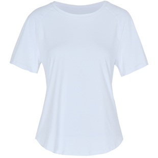 马天奴白色基础款圆领短袖T恤运动尖山透气上衣夏季新款流行时尚