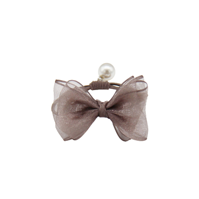 788发圈纱格子蝴蝶结绳ins少女心