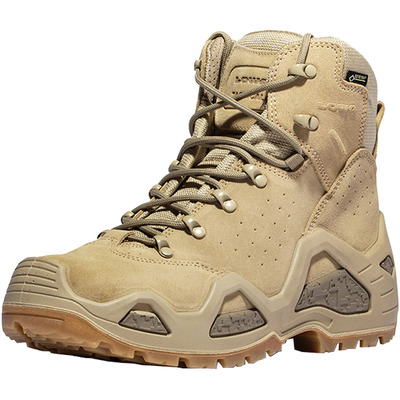 正品LOWA户外Z-6S男式中高帮防水徒步登山鞋耐磨透气沙漠越野穿越