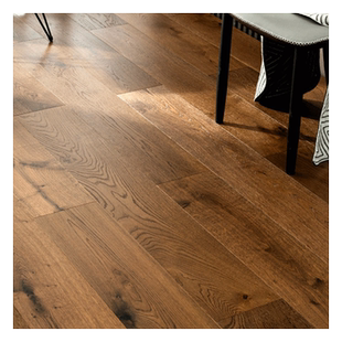 安信橡木三层实木地板烟云咖锁扣地暖适用环保等级ENF 厂家直销