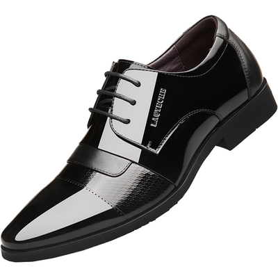 老爷车皮鞋男真皮商务正装男鞋