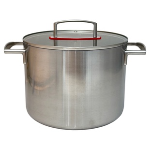 出口18/10不锈钢高深汤锅炖锅汤桶芦笋锅卤肉煲家用大容量22cm