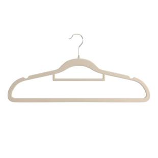 植绒衣架肩无痕防滑家用挂衣柜收纳神器干湿两用服装店整理师专用