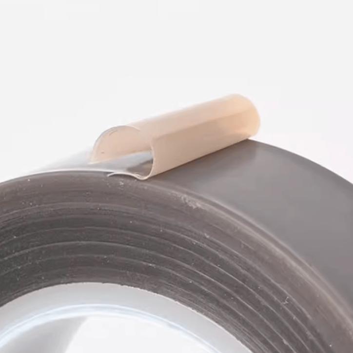 特氟龙膜胶带铁氟龙高温1000度防粘耐酸碱耐磨PTFE薄膜胶带0.18