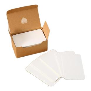 盒装 空白卡 单词卡片 英语卡 字卡片空白 留言卡 小卡片纸 200张