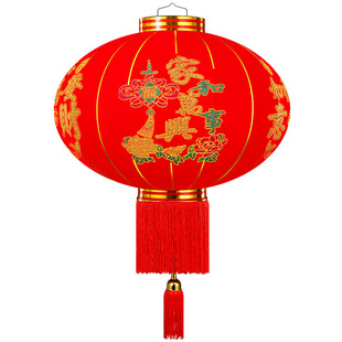 2026新款大红灯笼挂饰一对新年春节户外阳台大门口插电款宫灯装饰