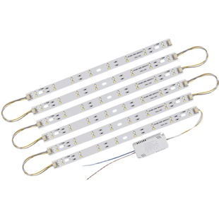 led吸顶灯灯条替换灯带客厅灯无损灯芯大灯家用三色长条光源 配件