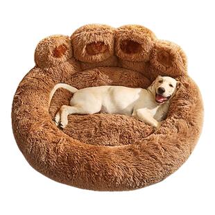 大型狗窝四季通用超大熊爪猫窝冬季保暖特厚不塌陷金毛宠物用品