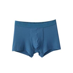 新世家族3条装男士螺纹内裤青少年透气无痕运动平角裤四角底裤