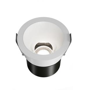 鸿雁官方正品筒灯灯小山丘嵌入式家用深杯防眩全光谱无主灯筒灯