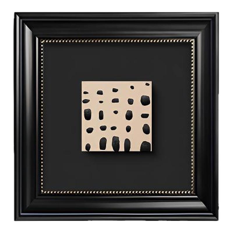 中古风客厅玄关装饰画黑白高级感餐厅挂画极简抽象壁画沙发背景墙