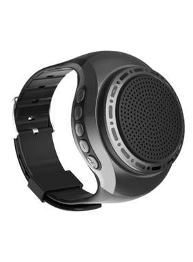 手表蓝牙音箱户外腕带式插卡MP3语音播放器便携自行车小音响跑步