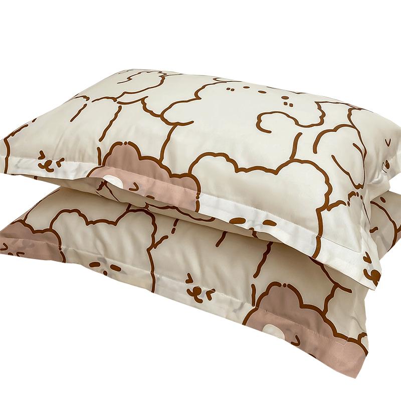 枕套一对装单个枕头套装48cmx74cm家用单人枕芯男整头整套恐龙
