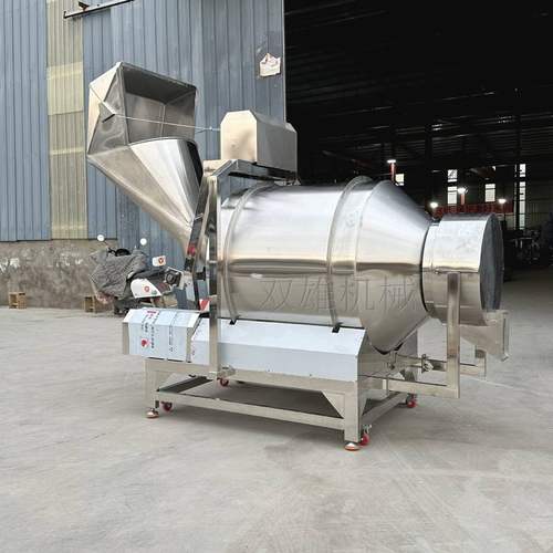 滚筒自动进料混合机 有机肥化肥搅拌机 不锈钢搅拌罐 卧式搅拌机