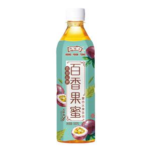 鸿福堂百香果蜜500ml*15瓶装清润生津养颜女神饮料