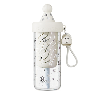 bocyo水杯玻璃杯女士高颜值2026新款耐高温泡茶学生夏天吸管杯子