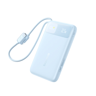 【新国标3C认证】倍思2026新款充电宝超薄小巧便携20000毫安大容量快充自带线适用苹果专用移动电源可上飞机