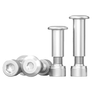304不锈钢杯头内六角子母铆钉对接对锁螺丝螺母夹板家具组合套装