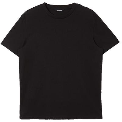 短袖夏季基础百搭纯色圆领上衣