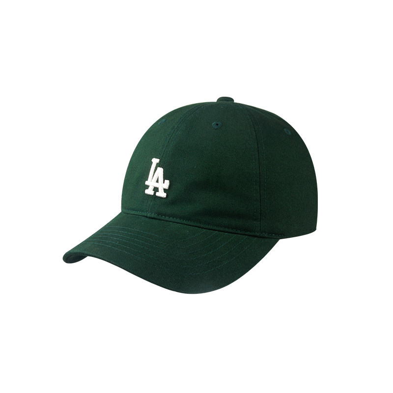 MLB韩国刺绣墨绿色棒球帽正品